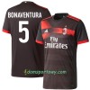 Koszulka AC Milan Bonaventura 5 Trzeci Koszulki Piłkarskie 2017-2018 Krótki Rękaw