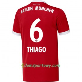 Koszulka Bayern Monachium Thiago 6 Domowe Koszulki Piłkarskie 2017-2018 Krótki Rękaw