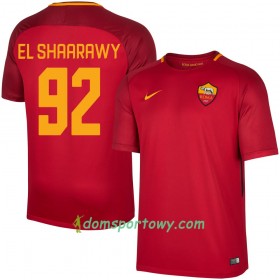 Koszulka AS Roma El Shaarawy 92 Domowe Koszulki Piłkarskie 2017-2018 Krótki Rękaw
