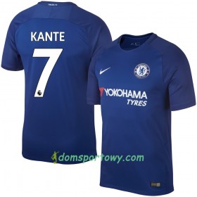 Koszulka Chelsea Kante Domowe Koszulki Piłkarskie 2017-2018 Krótki Rękaw