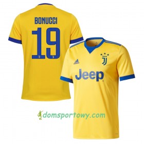 Koszulka Juventus Bonucci 19 Wyjazdowe Koszulki Piłkarskie 2017-2018 Krótki Rękaw