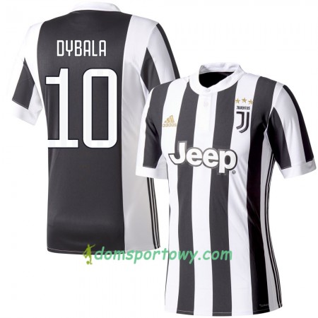Koszulka Juventus Dybala 10 Domowe Koszulki Piłkarskie 2017-2018 Krótki Rękaw