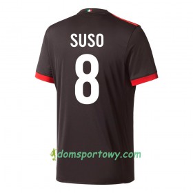 Koszulka AC Milan Suso 8 Trzeci Koszulki Piłkarskie 2017-2018 Krótki Rękaw