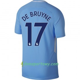 Koszulka Manchester City De Bryune Domowe Koszulki Piłkarskie 2017-2018 Krótki Rękaw