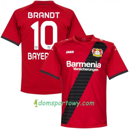 Koszulka Bayer 04 Leverkusen Brandt 10 Wyjazdowe Koszulki Piłkarskie 2017-2018 Krótki Rękaw