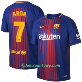 Koszulka FC Barcelona Arda 7 Domowe Koszulki Piłkarskie 2017-2018 Krótki Rękaw