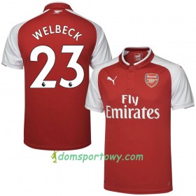 Koszulka Arsenal Welbeck Domowe Koszulki Piłkarskie 2017-2018 Krótki Rękaw