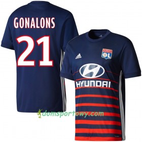 Koszulka Olympique Lyon Gonalons Wyjazdowe Koszulki Piłkarskie 2017-2018 Krótki Rękaw