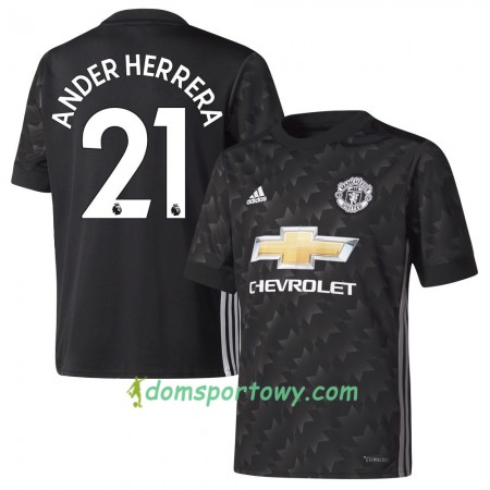 Koszulka Manchester United Ander Herrera Wyjazdowe Koszulki Piłkarskie 2017-2018 Krótki Rękaw