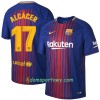 Koszulka FC Barcelona Alcácer 17 Domowe Koszulki Piłkarskie 2017-2018 Krótki Rękaw