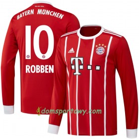Koszulka Bayern Monachium Robben 10 Domowe Koszulki Piłkarskie 2017-2018 Długi Rękaw