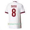 Koszulka AC Milan Suso 8 Wyjazdowe Koszulki Piłkarskie 2017-2018 Krótki Rękaw