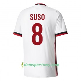 Koszulka AC Milan Suso 8 Wyjazdowe Koszulki Piłkarskie 2017-2018 Krótki Rękaw