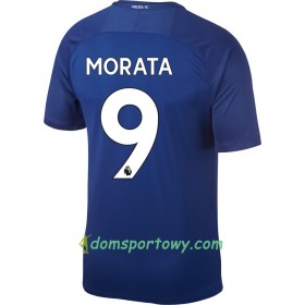 Koszulka Chelsea Morata Domowe Koszulki Piłkarskie 2017-2018 Krótki Rękaw