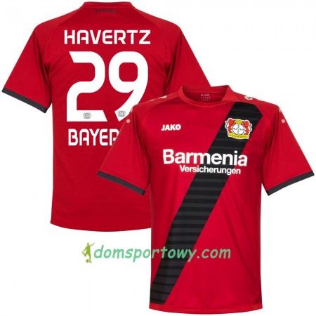 Koszulka Bayer 04 Leverkusen Havertz Wyjazdowe Koszulki Piłkarskie 2017-2018 Krótki Rękaw
