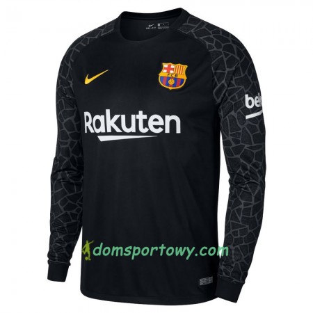 Koszulka FC Barcelona Bramkarska Domowe Koszulki Piłkarskie 2017-2018 Długi Rękaw