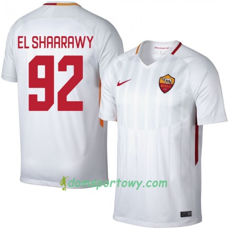 Koszulka AS Roma El Shaarawy 92 Wyjazdowe Koszulki Piłkarskie 2017-2018 Krótki Rękaw