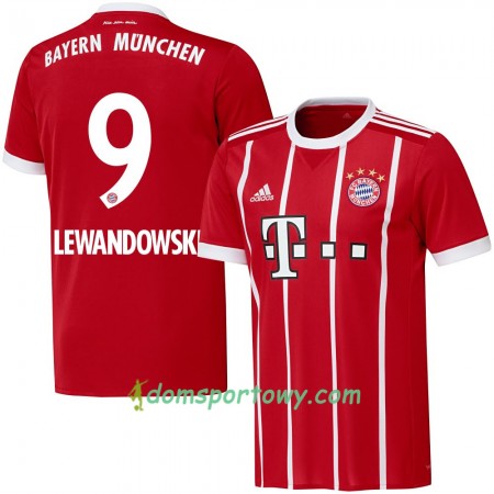 Koszulka Bayern Monachium Lewandowski 9 Domowe Koszulki Piłkarskie 2017-2018 Krótki Rękaw