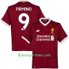 Koszulka Liverpool Firmino Domowe Koszulki Piłkarskie 2017-2018 Krótki Rękaw