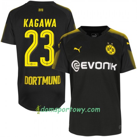 Koszulka Borussia Dortmund Kagawa 23 Wyjazdowe Koszulki Piłkarskie 2017-2018 Krótki Rękaw