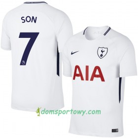 Koszulka Tottenham Hotspur Son 7 Domowe Koszulki Piłkarskie 2017-2018 Krótki Rękaw