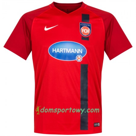 Koszulka 1. FC Heidenheim Domácí Domowe Koszulki Piłkarskie 2017-2018 Krótki Rękaw