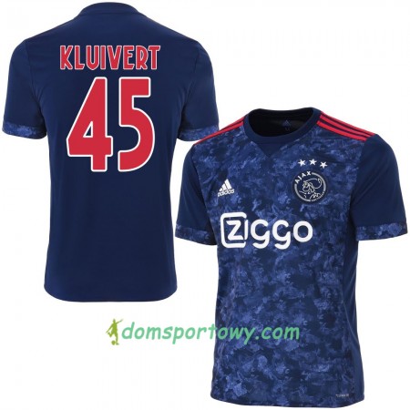 Koszulka Ajax Amsterdam Kluivert 45 Wyjazdowe Koszulki Piłkarskie 2017-2018 Krótki Rękaw