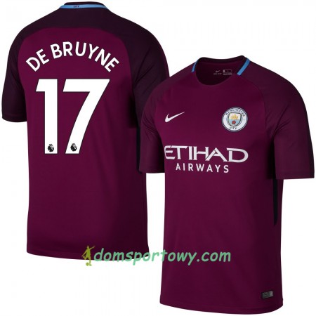 Koszulka Manchester City De Bruyne Wyjazdowe Koszulki Piłkarskie 2017-2018 Krótki Rękaw