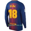 Koszulka FC Barcelona Alba Domowe Koszulki Piłkarskie 2017-2018 Długi Rękaw