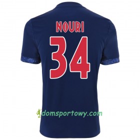 Koszulka Ajax Amsterdam Nouri 34 Wyjazdowe Koszulki Piłkarskie 2017-2018 Krótki Rękaw