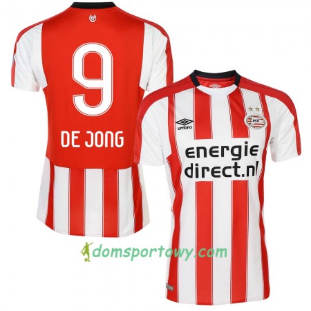 Koszulka PSV De Jong 9 Domowe Koszulki Piłkarskie 2017-2018 Krótki Rękaw