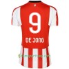 Koszulka PSV De Jong 9 Domowe Koszulki Piłkarskie 2017-2018 Krótki Rękaw