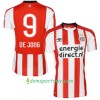 Koszulka PSV De Jong 9 Domowe Koszulki Piłkarskie 2017-2018 Krótki Rękaw
