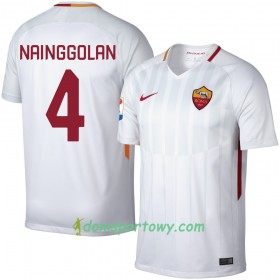 Koszulka AS Roma Nainggolan 4 Wyjazdowe Koszulki Piłkarskie 2017-2018 Krótki Rękaw