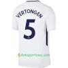 Koszulka Tottenham Hotspur Vertongen 5 Domowe Koszulki Piłkarskie 2017-2018 Krótki Rękaw