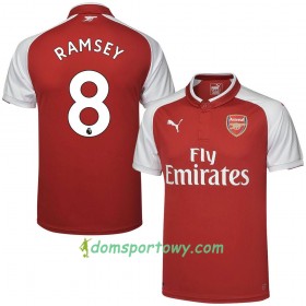 Koszulka Arsenal Ramsey Domowe Koszulki Piłkarskie 2017-2018 Krótki Rękaw