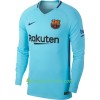 Koszulka FC Barcelona Wyjazdowe Koszulki Piłkarskie 2017-2018 Długi Rękaw 