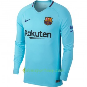 Koszulka FC Barcelona Wyjazdowe Koszulki Piłkarskie 2017-2018 Długi Rękaw 
