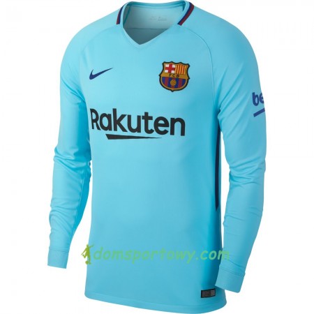Koszulka FC Barcelona Wyjazdowe Koszulki Piłkarskie 2017-2018 Długi Rękaw 