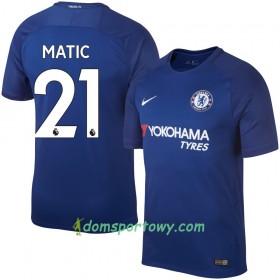 Koszulka Chelsea Matic Domowe Koszulki Piłkarskie 2017-2018 Krótki Rękaw