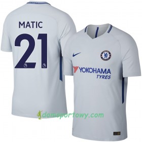Koszulka Chelsea Matic Wyjazdowe Koszulki Piłkarskie 2017-2018 Krótki Rękaw