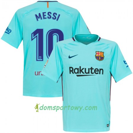 Koszulka FC Barcelona Messi 10 Wyjazdowe Koszulki Piłkarskie 2017-2018 Krótki Rękaw