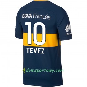 Koszulka Boca Juniors Tevez Domowe Koszulki Piłkarskie 2017-2018 Krótki Rękaw