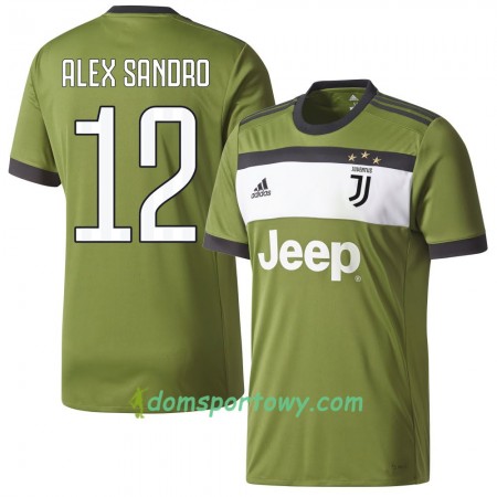 Koszulka Juventus Alex Sandro 12 Trzeci Koszulki Piłkarskie 2017-2018 Krótki Rękaw