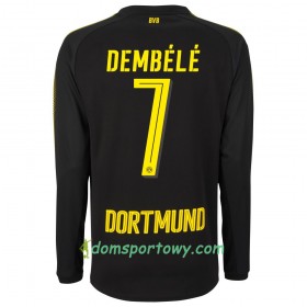 Koszulka Borussia Dortmund Dembélé 7 Wyjazdowe Koszulki Piłkarskie 2017-2018 Długi Rękaw