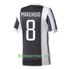 Koszulka Juventus Marchisio 8 Domowe Koszulki Piłkarskie 2017-2018 Krótki Rękaw