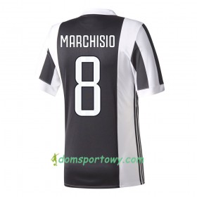 Koszulka Juventus Marchisio 8 Domowe Koszulki Piłkarskie 2017-2018 Krótki Rękaw