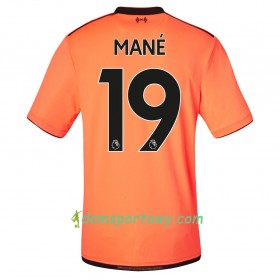 Koszulka Liverpool 3rd Mané Koszulki Piłkarskie 2017-2018 Krótki Rękaw