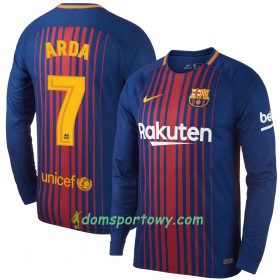 Koszulka FC Barcelona Arda Domowe Koszulki Piłkarskie 2017-2018 Długi Rękaw