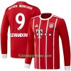 Koszulka Bayern Monachium Lewandowski 9 Domowe Koszulki Piłkarskie 2017-2018 Długi Rękaw